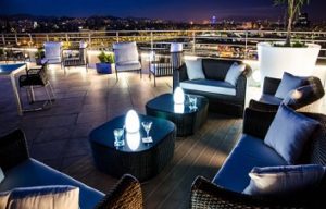 rooftop terrace Eurostars Grand Marina Hotel Barcelona