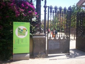 Parc de la Ciutadella gate
